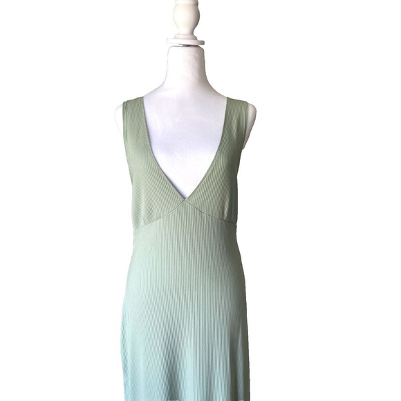 Reformation Ashlee Midi Dress XL Strappy Open Back Minimalist Modern Soft Glam - Picture 3 of 13